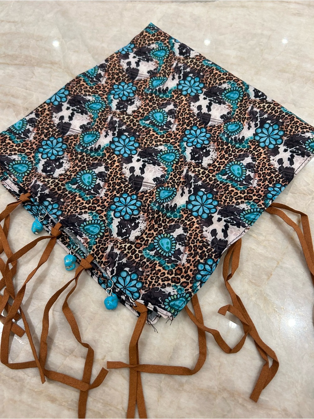 boho scarf S154 - Picture 6 of 6